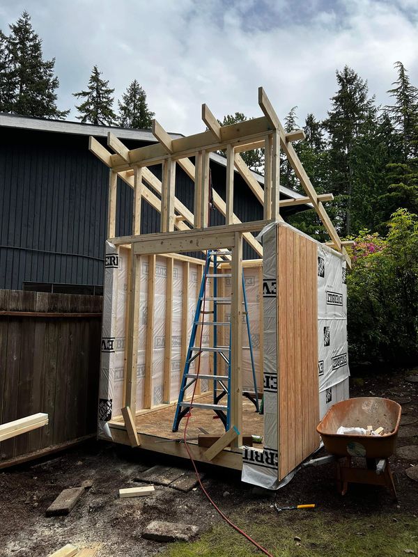 Lean-To Shed Build